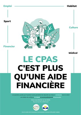 Le CPAS, c'est plus qu'une aide financière