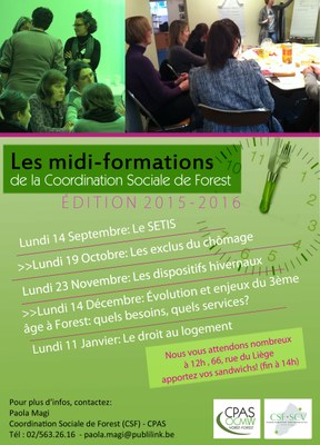 Programme Midi-formations Édition 2015-2016